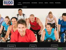 Tablet Screenshot of gimnasiobudo.com